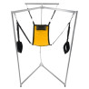 VIP Sling Pack Kit Sling Tissu Rectangle Jaune Armature Grise